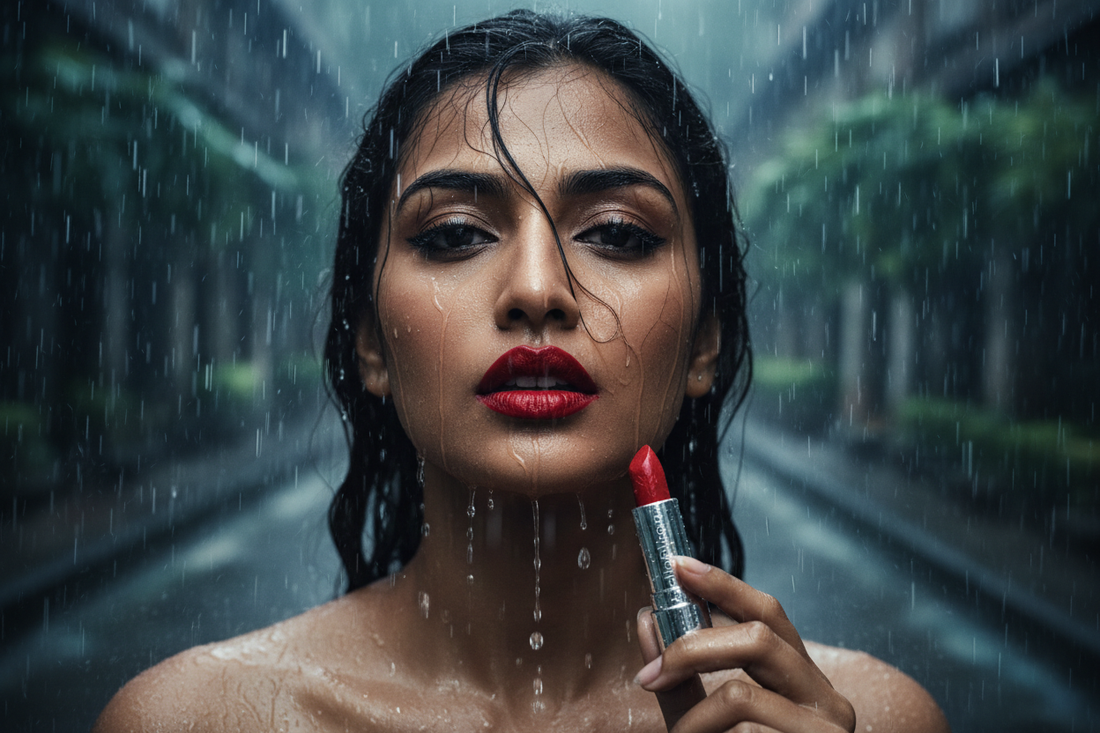 Monsoon and summer proof waterproof lipstick by BellaBloom — smudge-proof makeup for Indian weather
