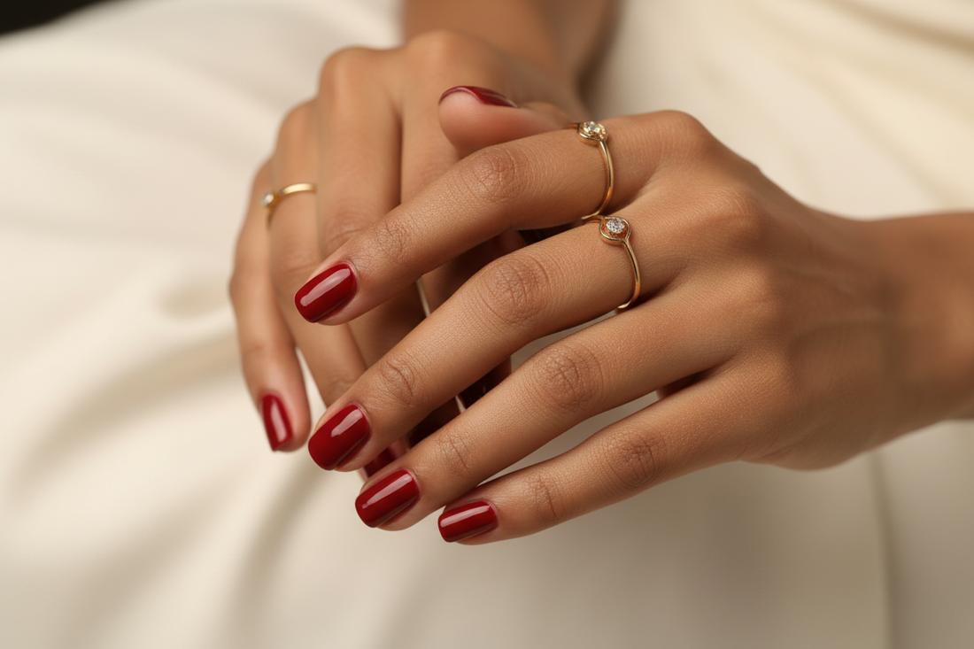 Best nail colors for Indian skin tones — complete shade guide for dusky, wheatish and fair skin by BellaBloom