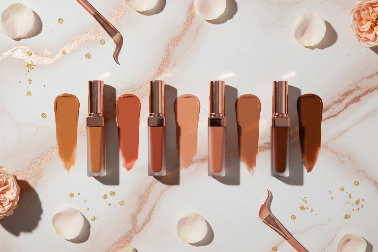 5 nude lipstick shades for warm and olive Indian skin tones by BellaBloom