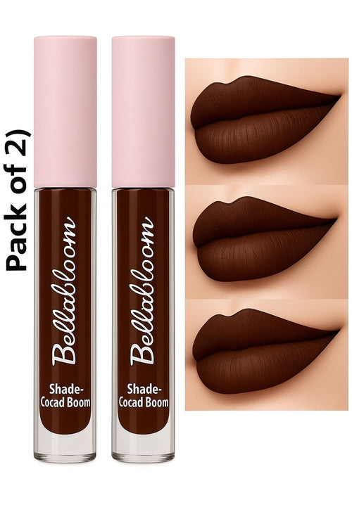 Bella Bloom Chocolate Liquid Matte Waterproof Lipstick