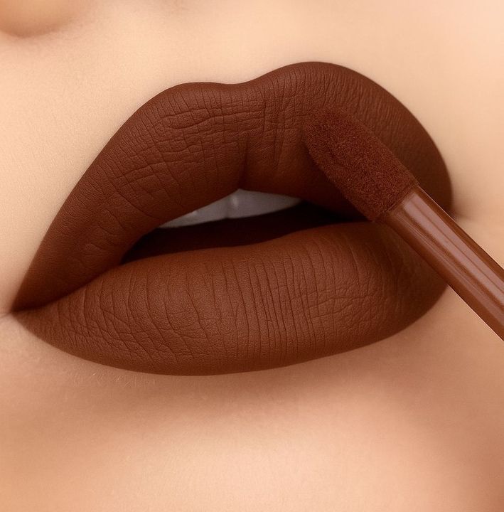 Bella Bloom Nude Pink::Coffee Liquid Matte Lipstick image 5