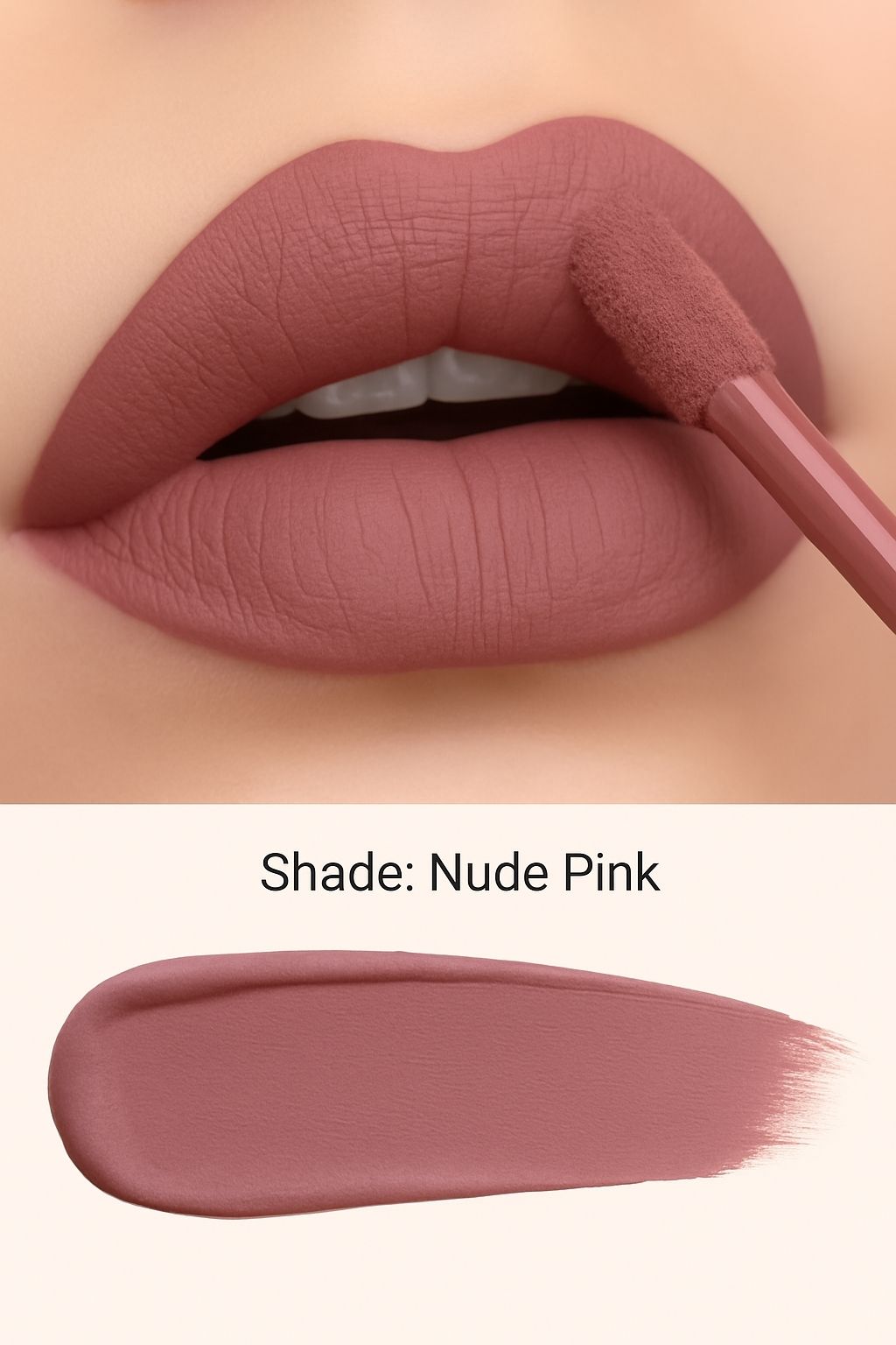 Bella Bloom Nude Liquid Matte Lipstick image 3