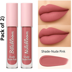 BellaBloom Nude | Waterproof Liquid Matte Lipstick | Waterproof & Transfer Proof | 5ml