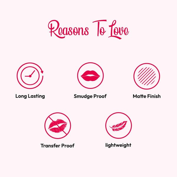 BellaBloom Brownish Liquid Matte Lipstick | Waterproof | Transfer Proof | Smudge Proof | Long Lasting | 5 ml