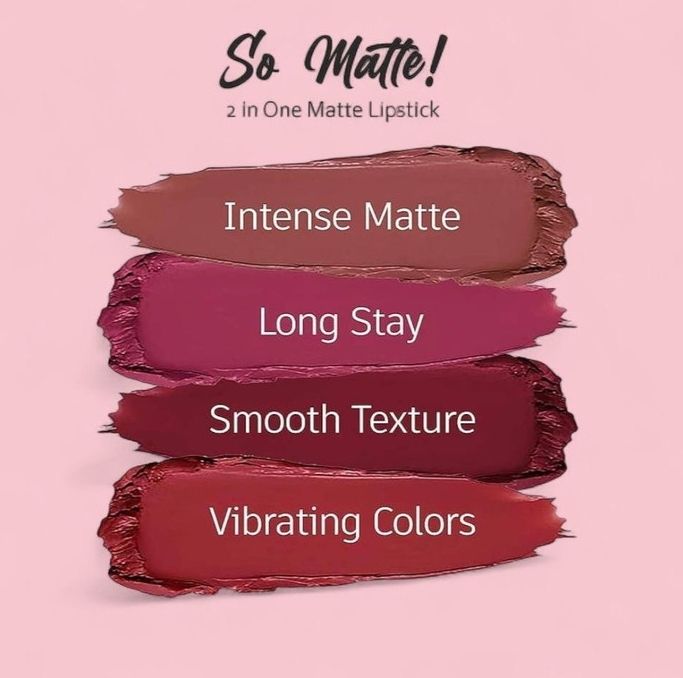 Bella Bloom Red Liquid Matte Lipstick image 4