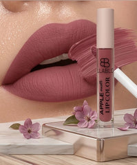 BellaBloom Apple Mauve Liquid Matte Lipstick | Waterproof & Long Lasting | 5ml
