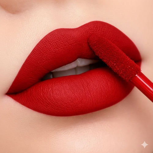 Bella Bloom Blood Red Liquid Matte Waterproof Lipstick