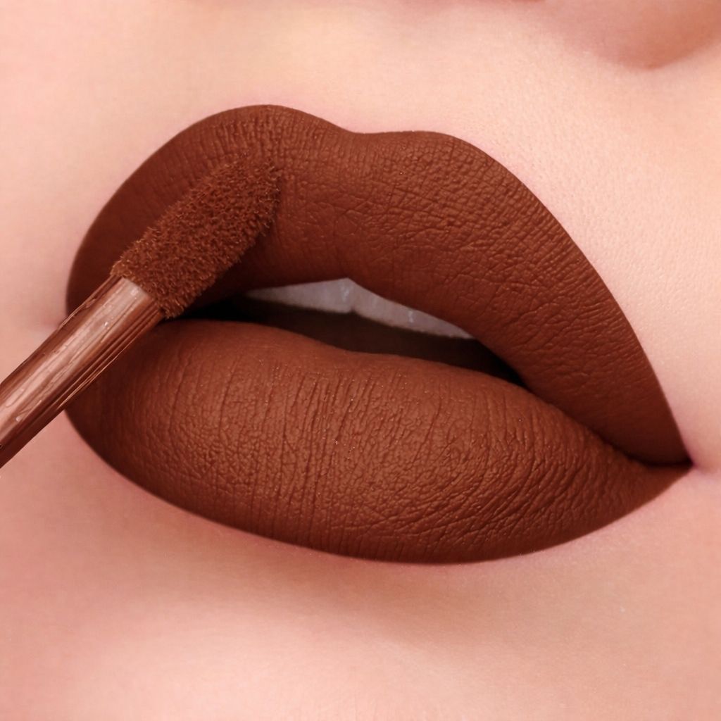 Bella Bloom Chocolate Liquid Matte Lipstick image 5