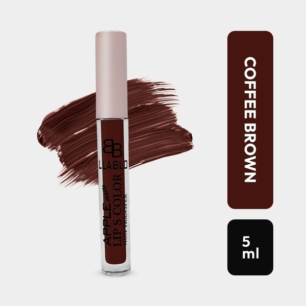 BellaBloom Mocha Brown Liquid Matte Lipstick | Waterproof | Transfer Proof | Smudge Proof | Long Lasting | 5 ml