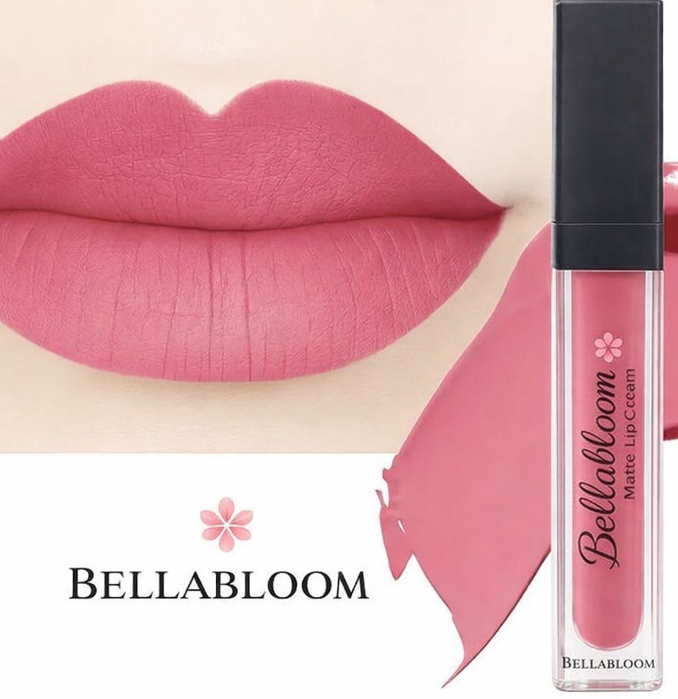 Bella Bloom Pink Nude Liquid Matte Waterproof Lipstick