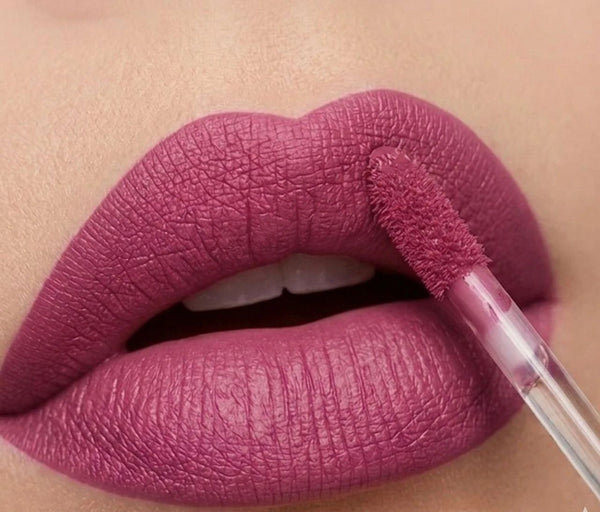 BellaBloom Mauve Pink Liquid Matte Lipstick | Waterproof | Transfer Proof | Smudge Proof | Long Lasting | 5 ml