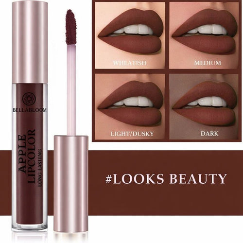 Bella Bloom Chocolate Brown Liquid Matte Waterproof Lipstick