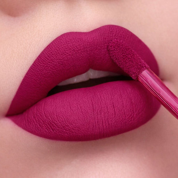BellaBloom Fuscia Liquid Matte Lipstick | Waterproof | Transfer Proof | Smudge Proof | Long Lasting | 5 ml