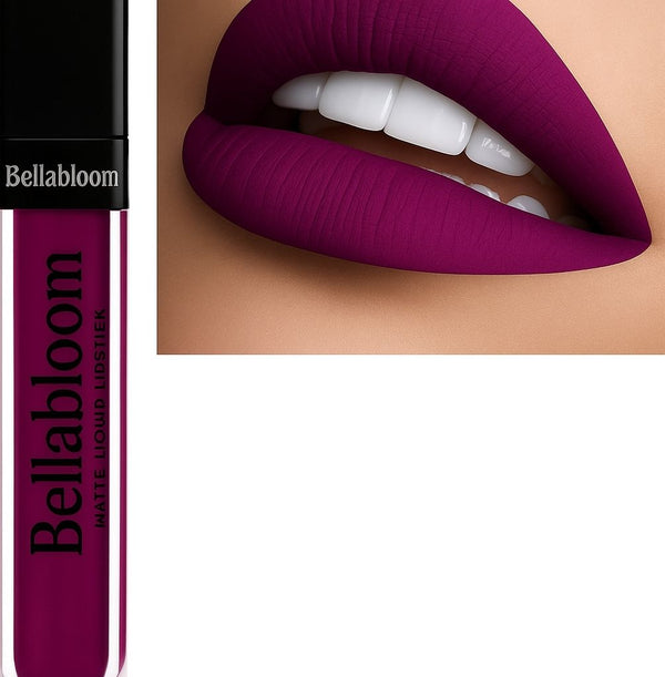 Bella Bloom Purple Liquid Matte Waterproof Lipstick