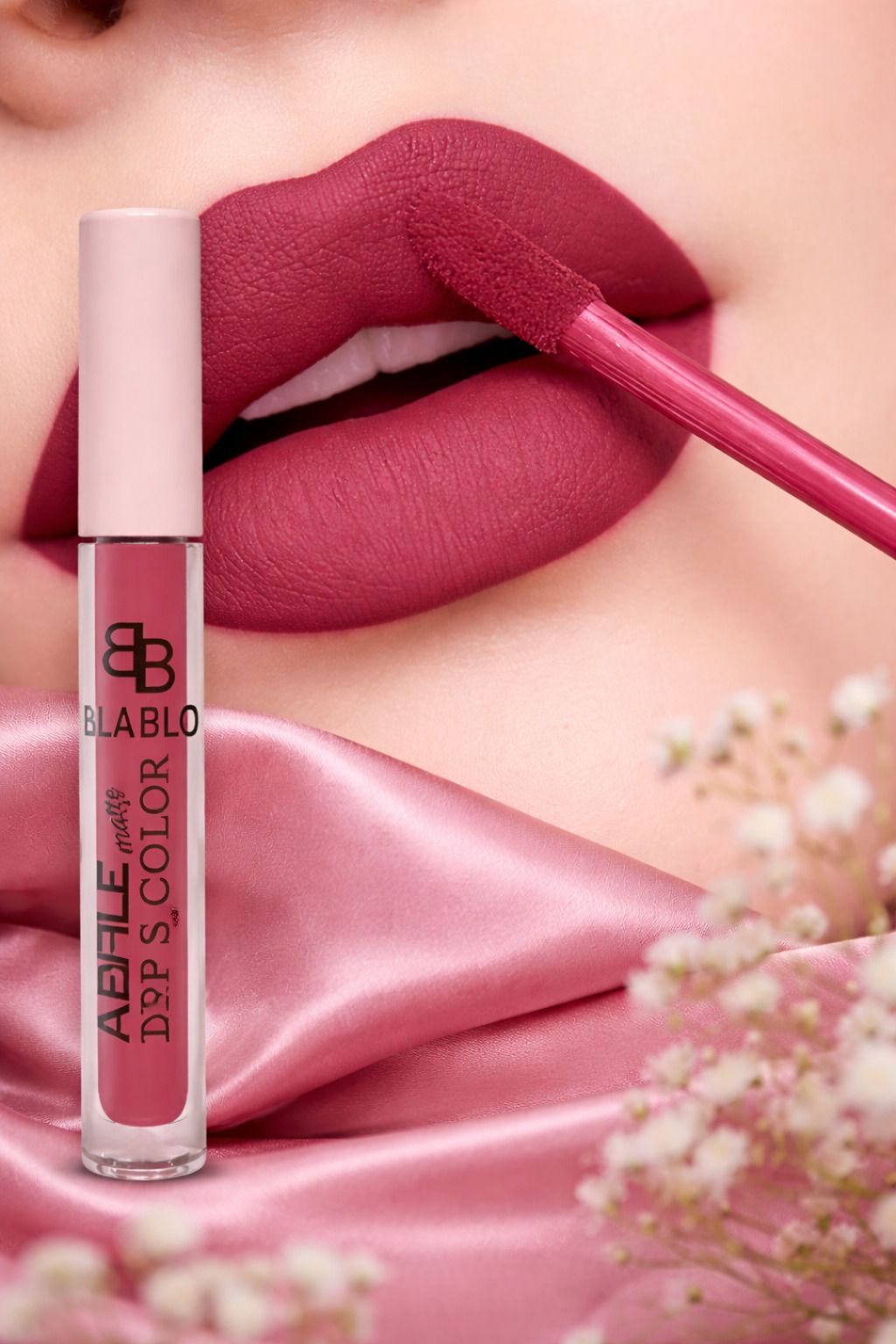 Bella Bloom Wine Rose Liquid Matte Waterproof Lipstick