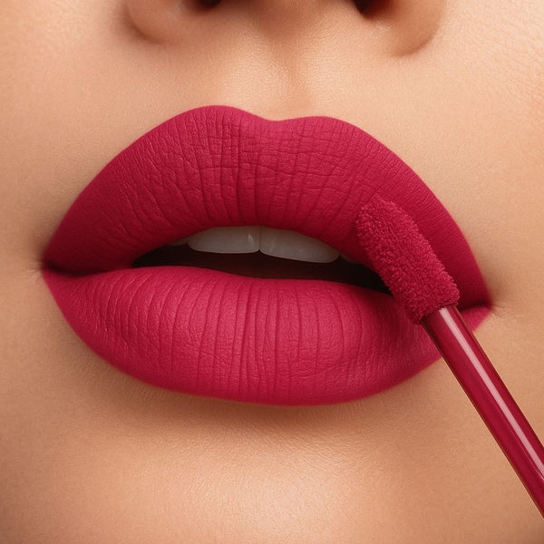 BellaBloom Magenta Liquid Matte Lipstick | Waterproof | Transfer Proof | Smudge Proof | Long Lasting | 5 ml