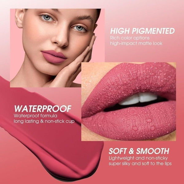BellaBloom Nude Ivory Liquid Matte Lipstick | Waterproof | Transfer Proof | Smudge Proof | Long Lasting | 5 ml