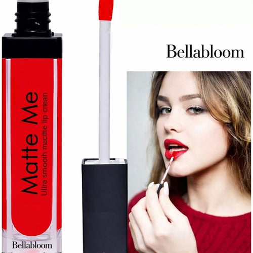 Bella Bloom Bold Red Liquid Matte Waterproof Lipstick