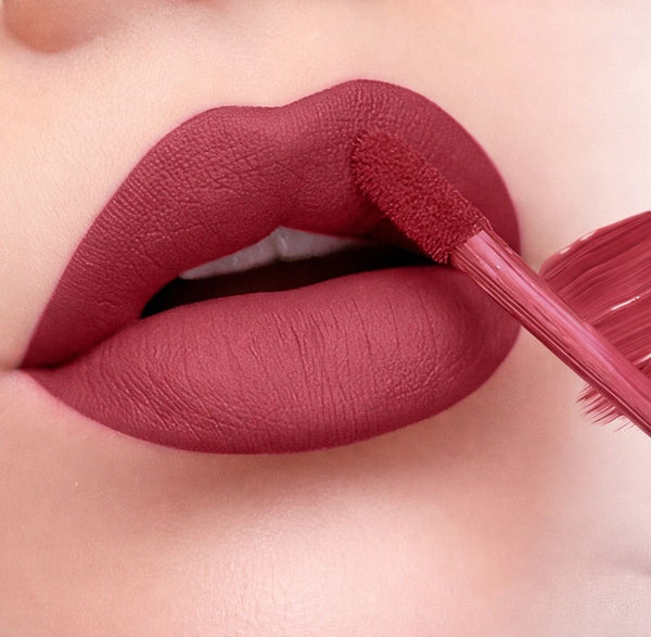 BellaBloom Nude Pink Rose Liquid Matte Lipstick | Waterproof | Transfer Proof | Smudge Proof | Long Lasting | 5 ml