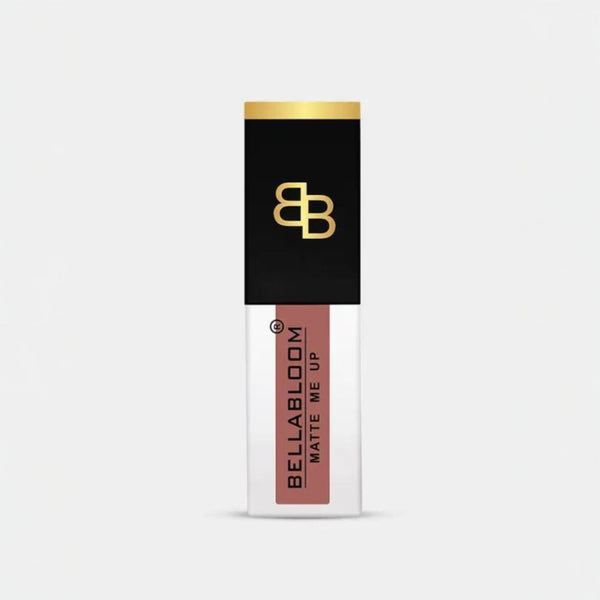 BellaBloom Nude Matte - Shade 03 | Liquid Matte Lipstick | Waterproof | Transfer Proof | Long Lasting | 5ml