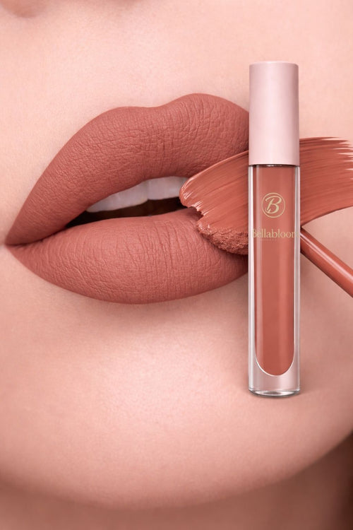 Bella Bloom Brown Liquid Matte Waterproof Lipstick