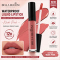 Bella Bloom Nude Pink::Shade-12 Liquid Matte Waterproof Lipstick