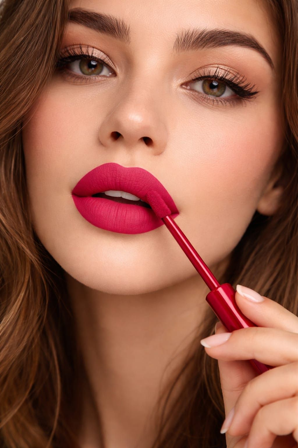 Bella Bloom Dark Pink Liquid Matte Waterproof Lipstick