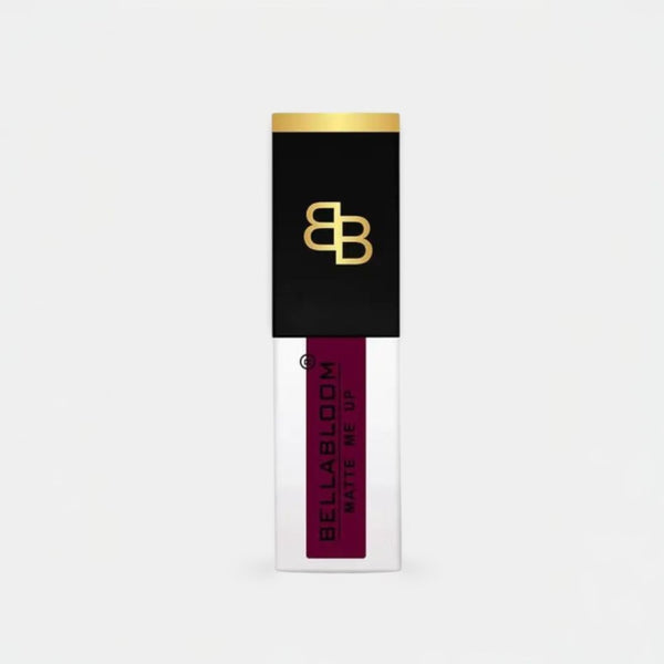 BellaBloom Velvet Purple Liquid Matte Lipstick | Waterproof & Long Lasting | 5ml