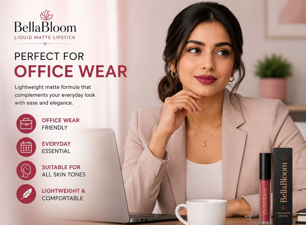 Bella Bloom Purple Liquid Matte Lipstick image 4