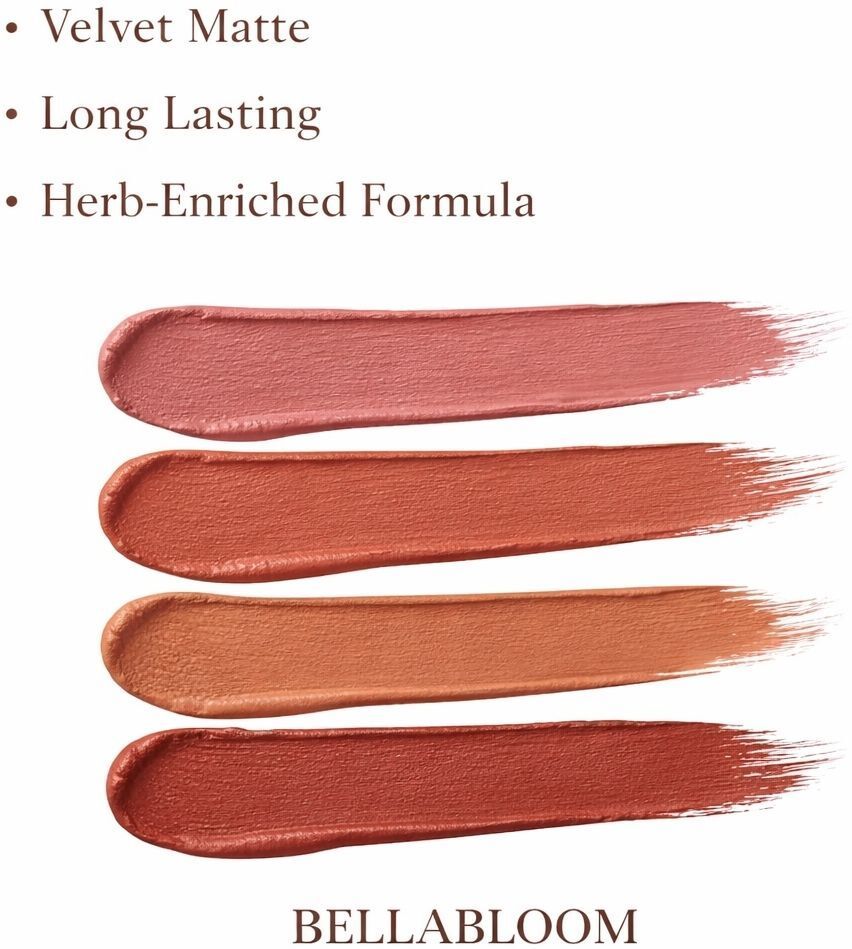 Bella Bloom Coral Liquid Matte Lipstick image 3