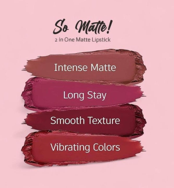 BellaBloom Red Matte - Shade 02 | Liquid Matte Lipstick | Waterproof | Transfer Proof | Long Lasting | 5ml