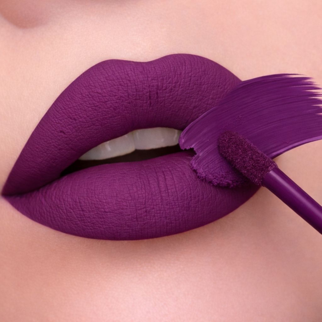 Bella Bloom Purple Liquid Matte Waterproof Lipstick