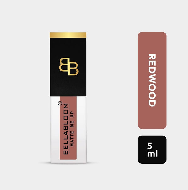 BellaBloom Nude Blush Liquid Matte Lipstick | Waterproof | Transfer Proof | Smudge Proof | Long Lasting | 5 ml