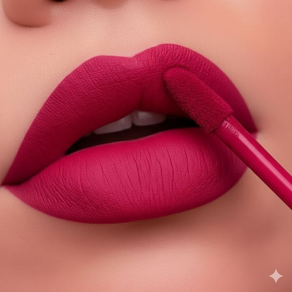 BellaBloom Soft Pink Liquid Matte Lipstick | Waterproof | Transfer Proof | Smudge Proof | Long Lasting | 5 ml