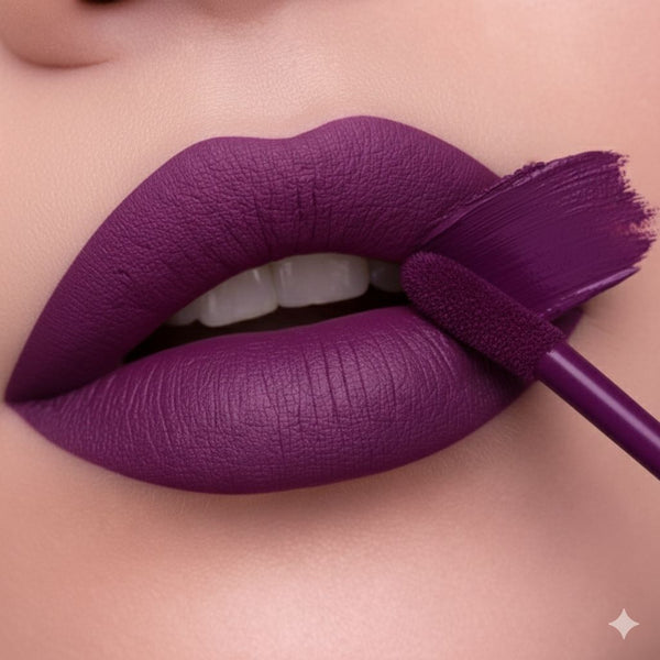 BellaBloom Mauve Purple Liquid Matte Lipstick | Waterproof & Long Lasting | 5ml