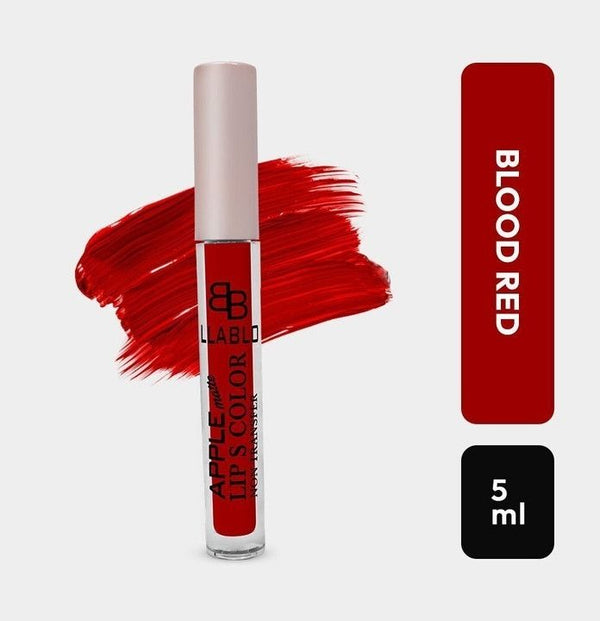 BellaBloom Ruby Red Liquid Matte Lipstick | Waterproof | Transfer Proof | Smudge Proof | Long Lasting | 5 ml