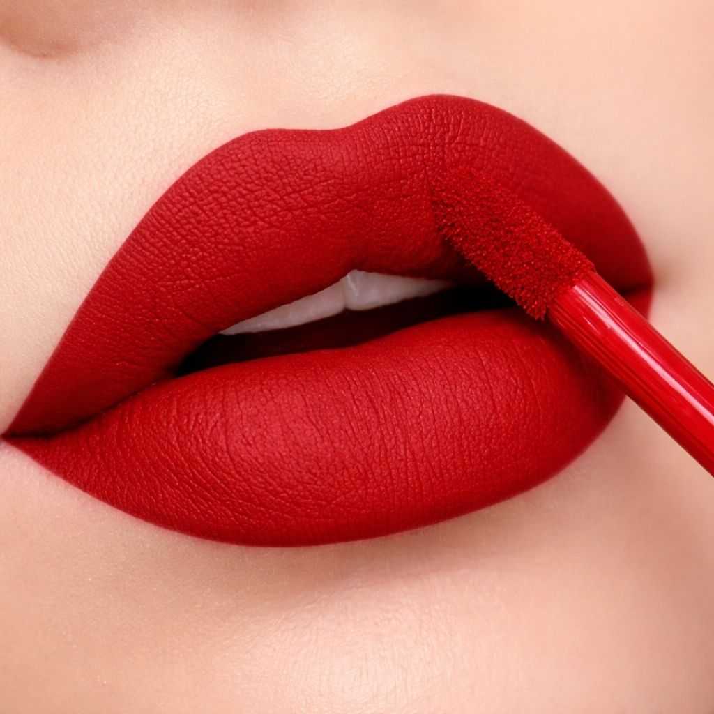 Bella Bloom Ruby Red Liquid Matte Waterproof Lipstick