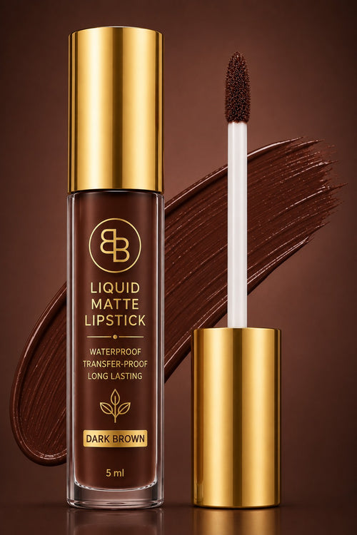BellaBloom Dark Brown liquid matte lipstick 5ml Cocoa Luxe family - image 2