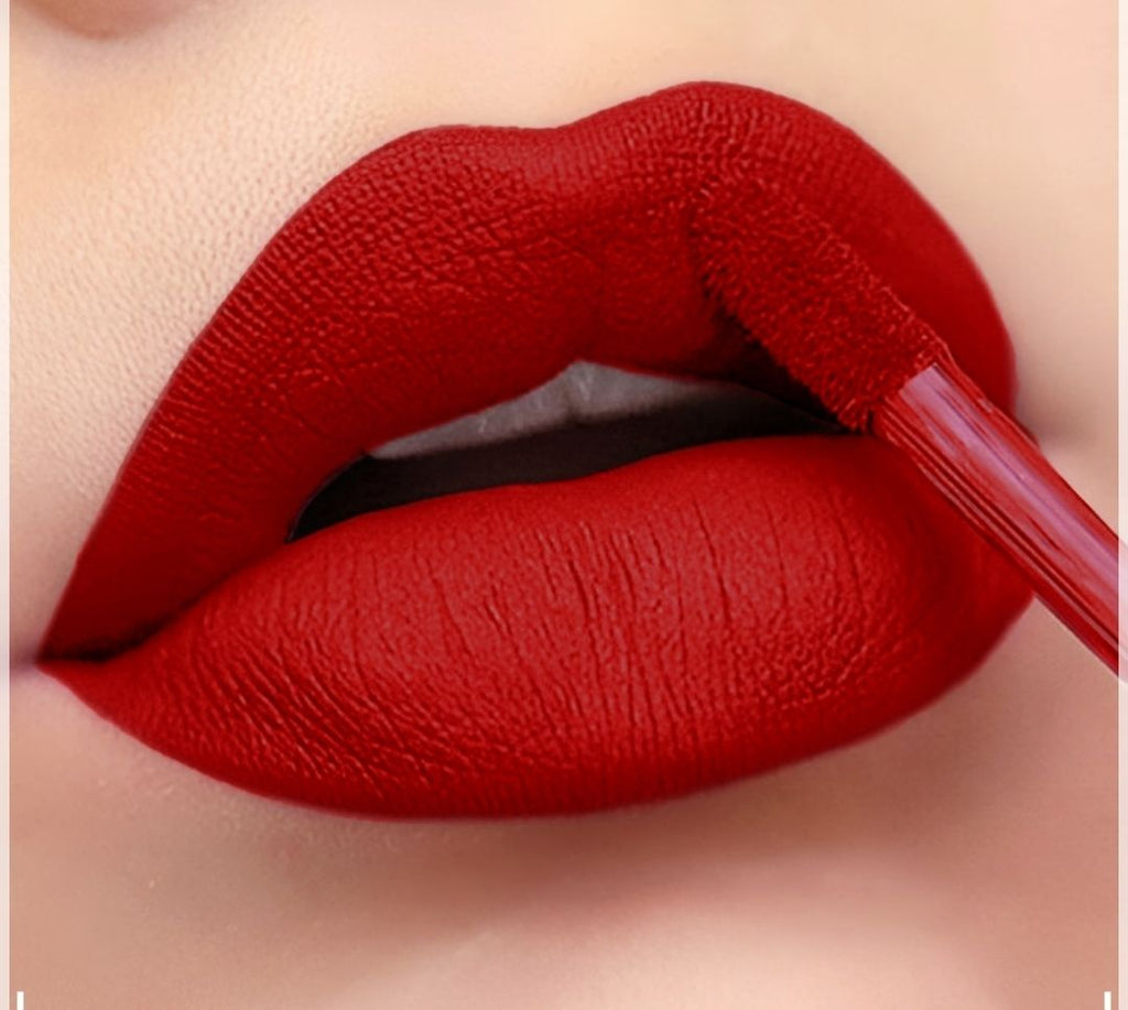 Bella Bloom Blood Red Liquid Matte Lipstick image 4