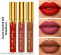 BellaBloom Dusky Rose, Mauve Pink & Dark Pink liquid matte lipstick 5ml Nude Rose Pink Trio family
