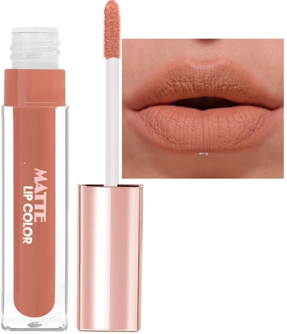 Bella Bloom Pink Liquid Matte Waterproof Lipstick