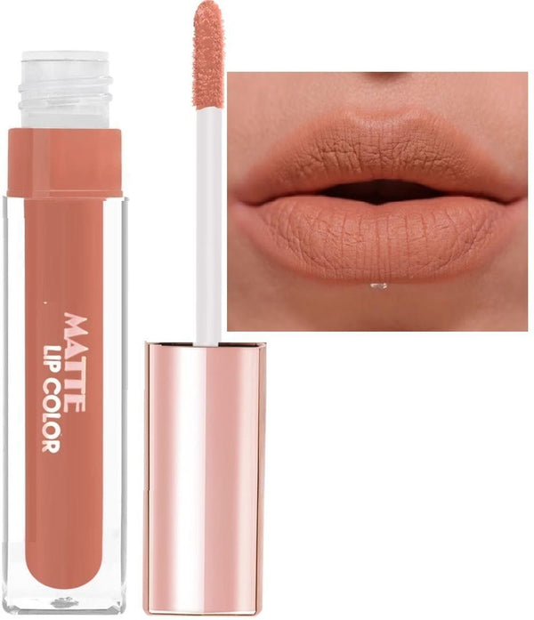 BellaBloom Pink Matte - Shade 02 | Liquid Matte Lipstick | Waterproof | Transfer Proof | Long Lasting | 5ml