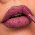Mauve pink lipstick