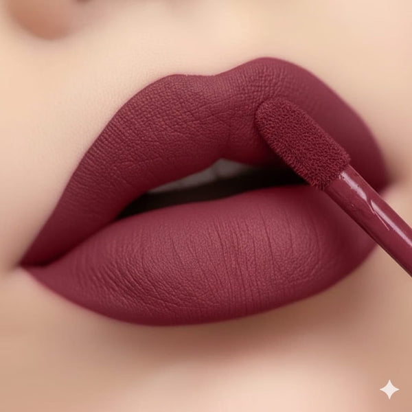 BellaBloom Nude Pink Liquid Matte Lipstick – Office Edit | 5ml