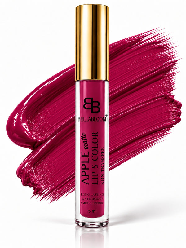BellaBloom Dark Pink Matte - Shade 04 Liquid Matte Lipstick – 5ml