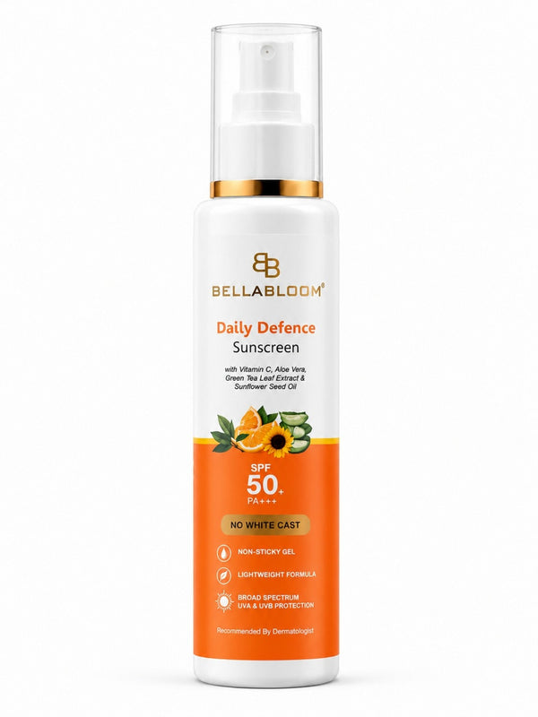 BellaBloom SPF 50+ PA+++ Sunscreen for Oily Skin – 100ml