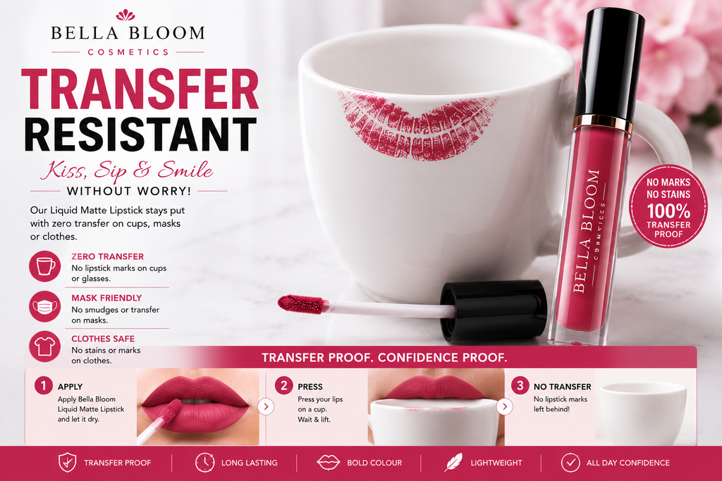 BellaBloom Hazel Brown Liquid Matte Lipstick | Waterproof | Transfer Proof | Smudge Proof | Long Lasting | 5 ml