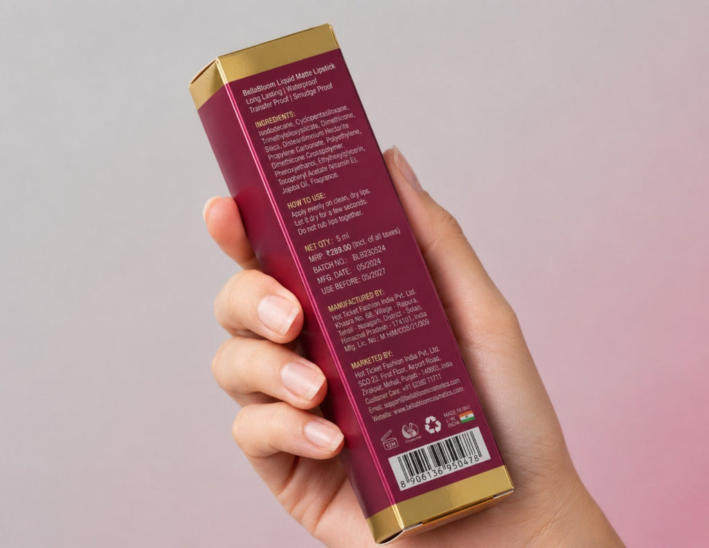 BellaBloom Red & Plum liquid matte lipstick 5ml Ruby Plum Duo family - image 5