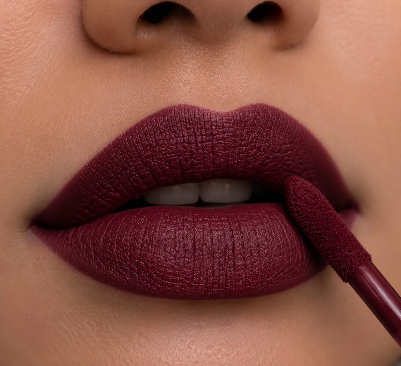 BellaBloom Dark Brown liquid matte lipstick in Brown Colour Family shade 13