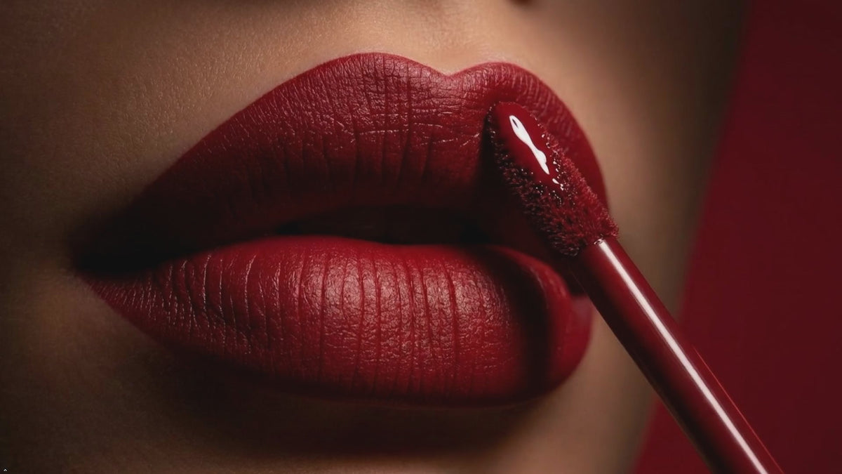 BellaBloom Ruby Red Liquid Matte Lipstick – Signature | 5ml